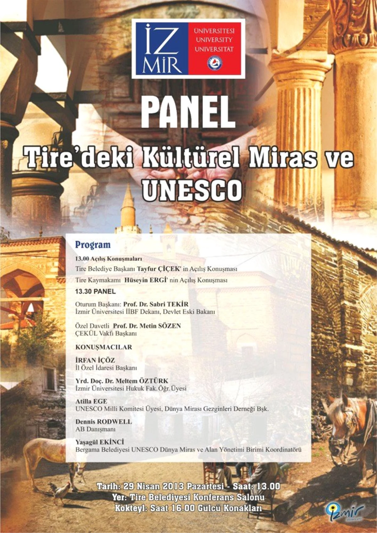 Tire\'deki Kültürel Miras ve Unesco Paneli