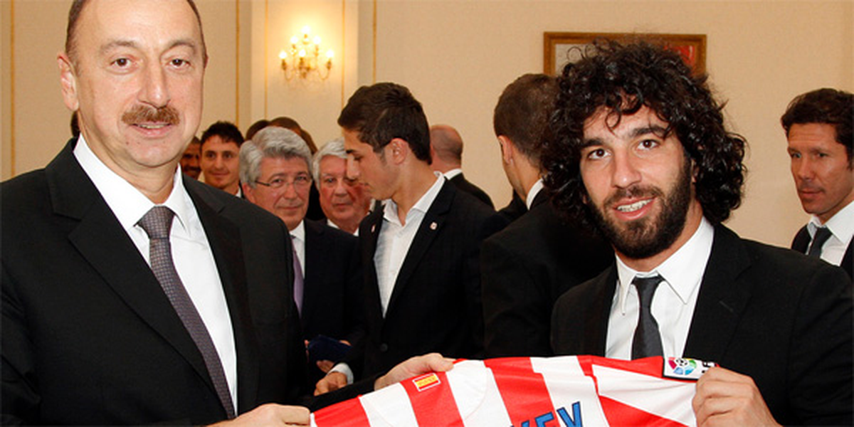 Atletico Madrid Futbol Takımı Azerbaycan\'da