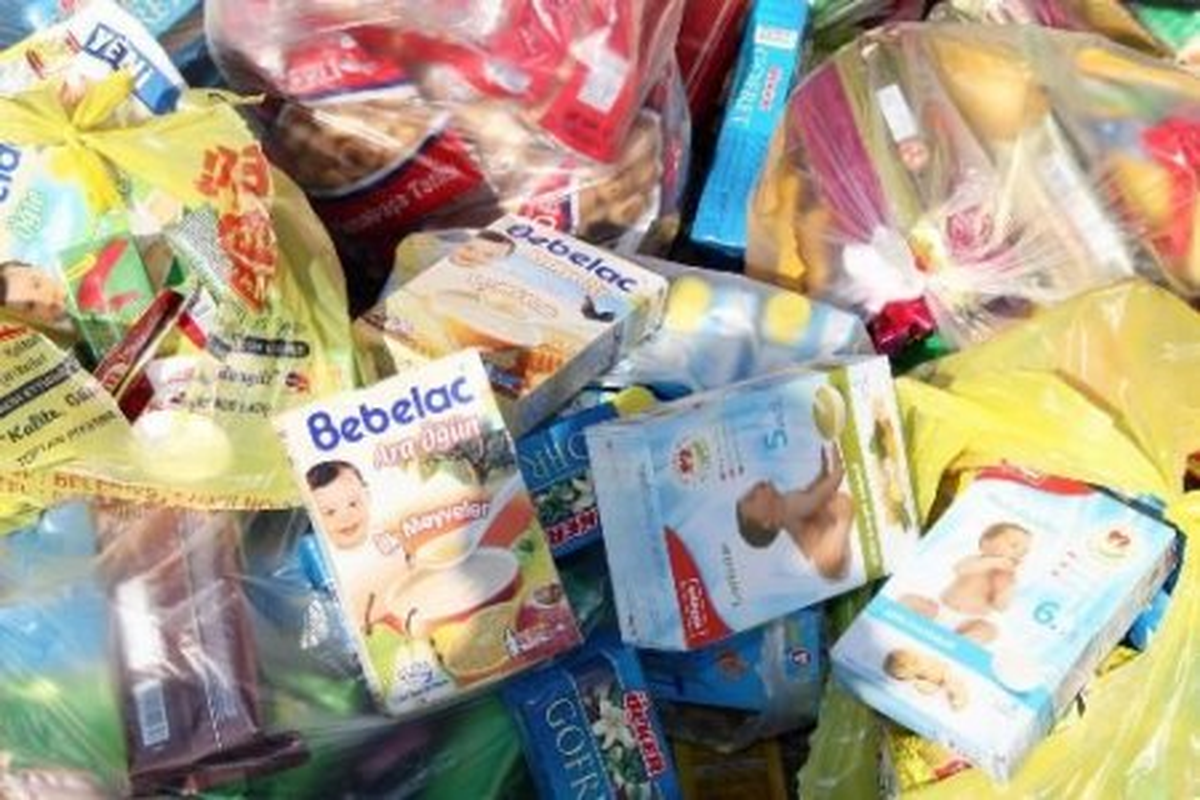 Ergani'de Bir Kamyon Bozuk Gıda İmha Edildi