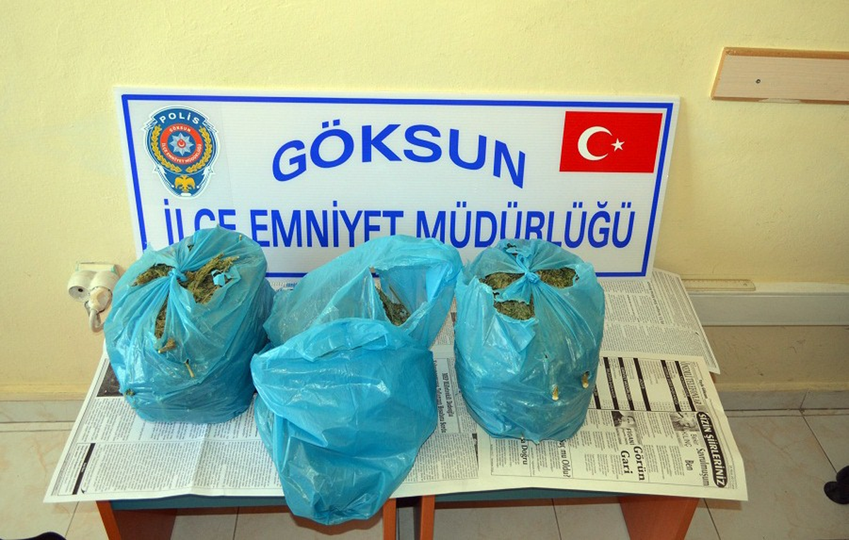 Göksun\'da Uyuşturucu Operasyonu