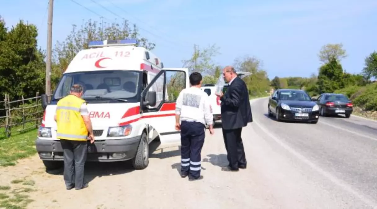 Hasta Taşıyan Ambulans Yolda Kaldı