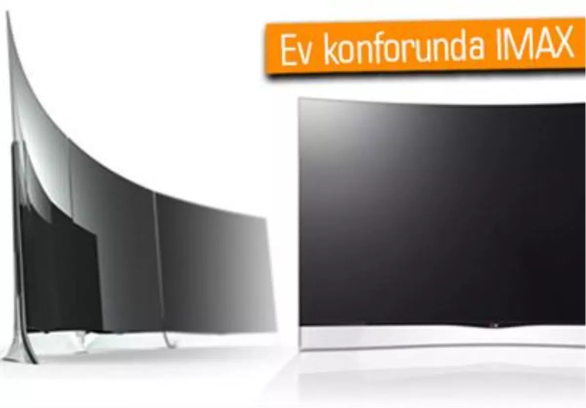 Lg\'den Dünyanın İlk 55 İnç\'lik Kıvrımlı Oled Tv\'si