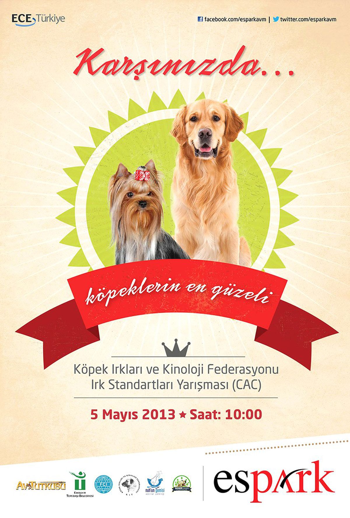 Köpek Güzellik Yarışması Espark\'ta