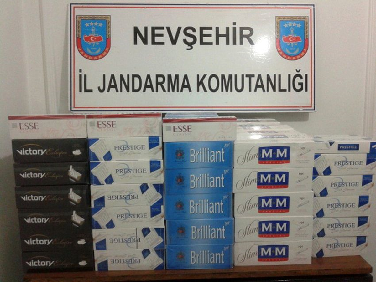 Nevşehir\'de Kaçak Sigara Operasyonu