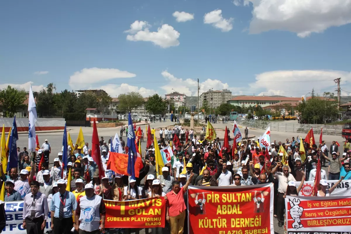 Elazığ\'da 1 Mayıs Kutlamaları