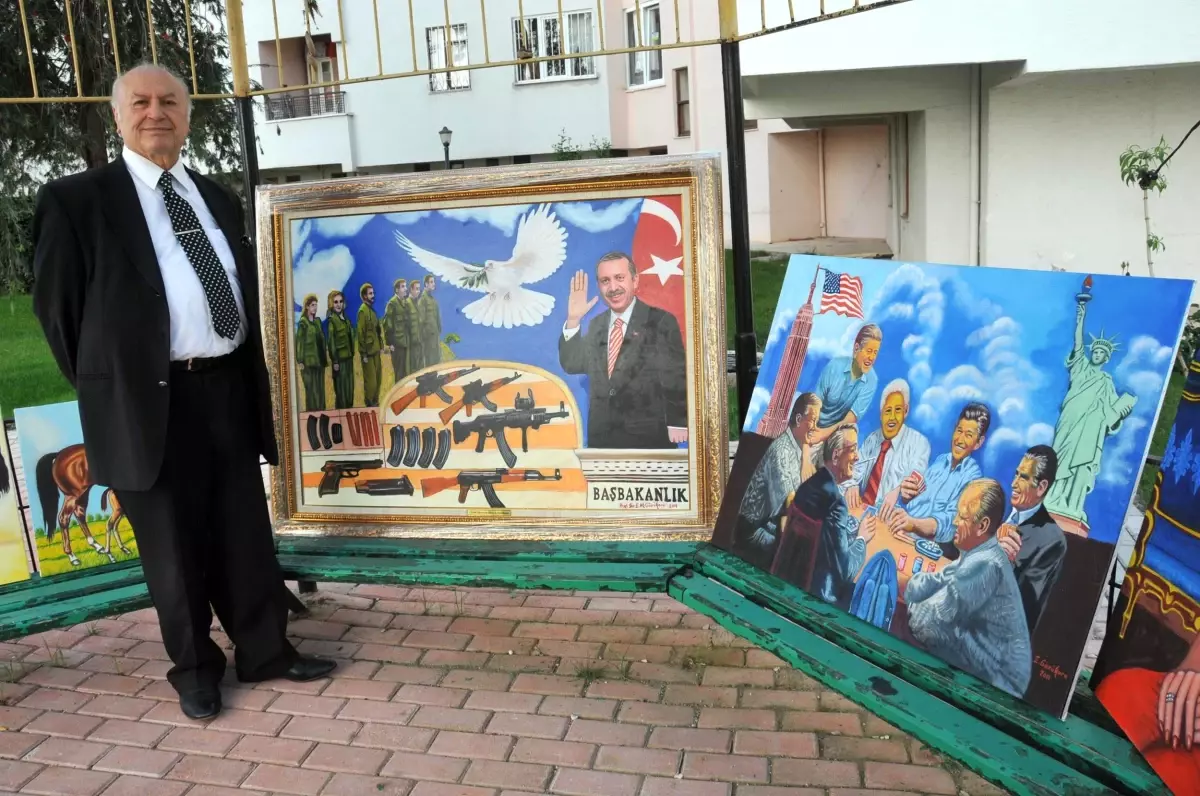 Eski Rektör\'den Barış Sürecine Resimli Destek