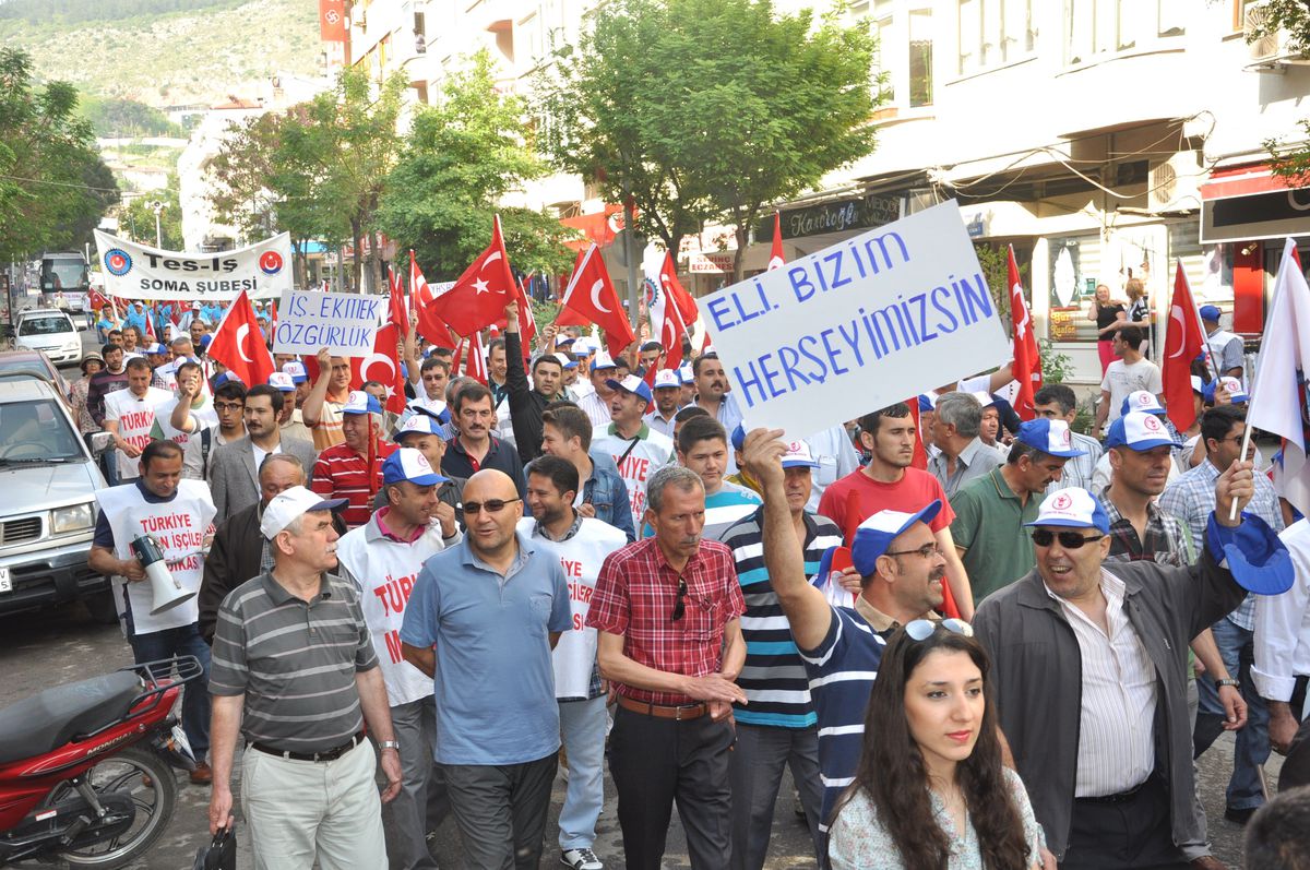 İşçi Kenti Soma\'da 1 Mayıs Coşkusu