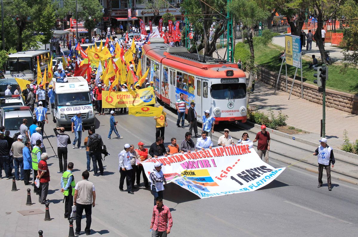 Konya\'da 1 Mayıs Kutlamaları