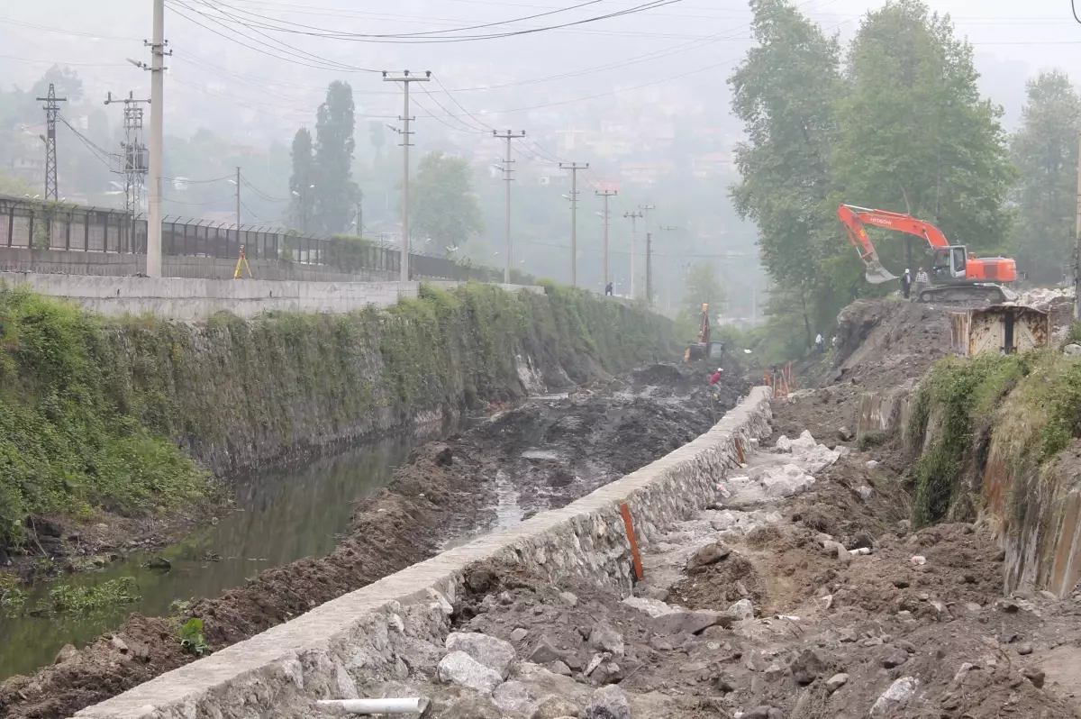 Kozlu Deresi Islah Çalışmaları Başlatıldı