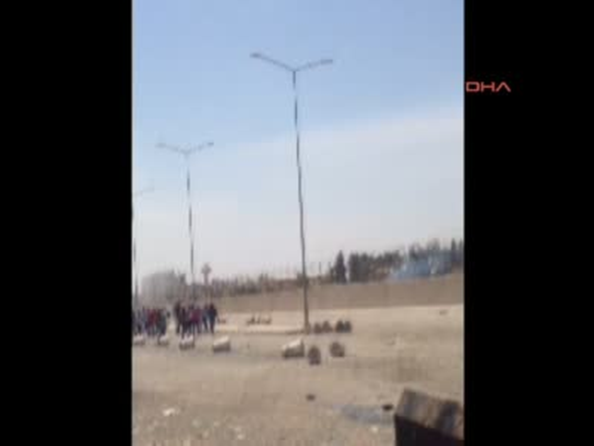 Akçakale\'de Yaşananlar Amatör Kamerada
