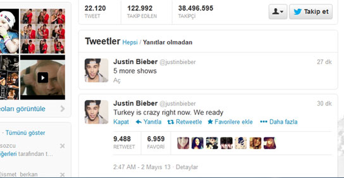 Bieber Twit Attı Sosyal Medya Yıkıldı