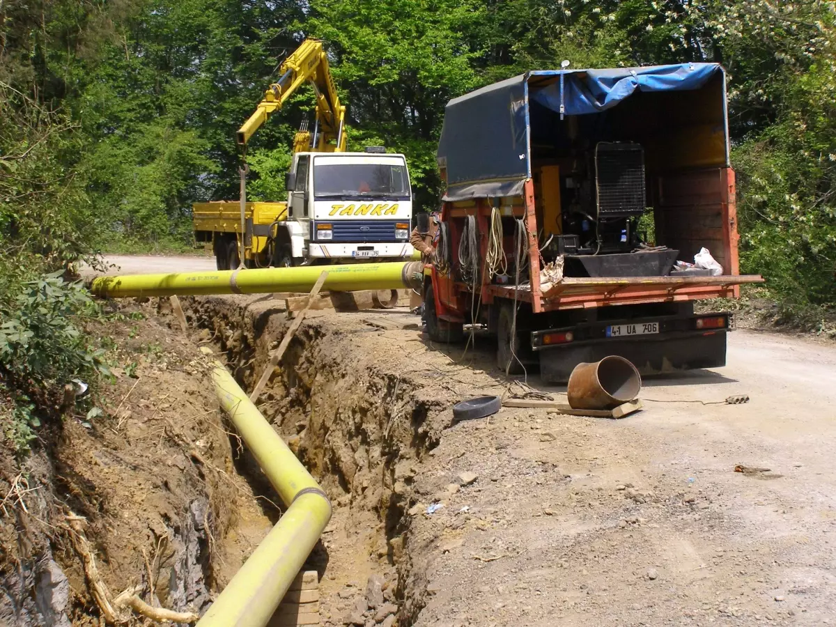 Doğalgaz Ana Boru Hattı Çalışmalarında Sona Yaklaşıyor