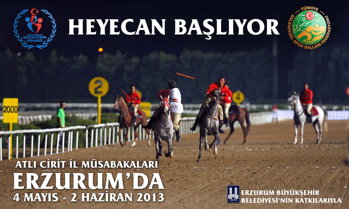 Erzurum\'da Cirit Coşkusu Başlıyor