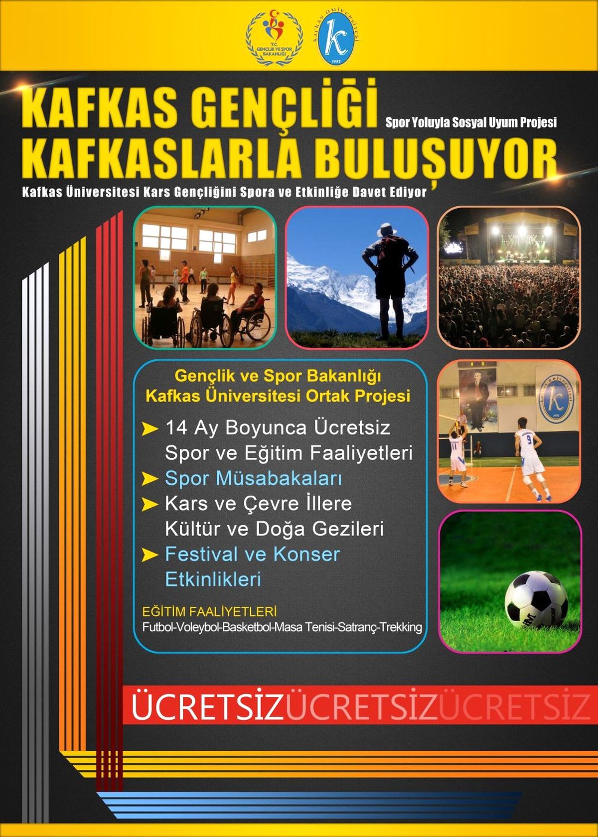 "Kafkas Gençliği Kafkaslarla Buluşuyor" Projesi Devam Ediyor