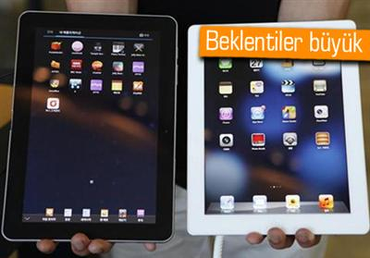 Apple ile Samsung\'dan 110 Milyon Tablet Satışı Bekleniyor