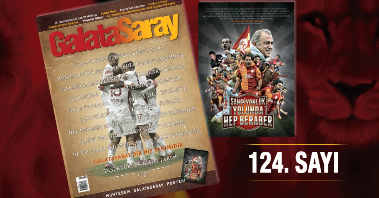 Galatasaray Dergisi\'nin 124. Sayısı Bayilerde