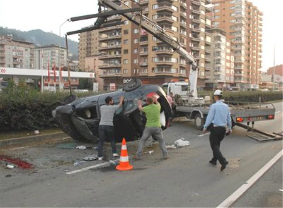 Rize\'deki Trafik Kazası