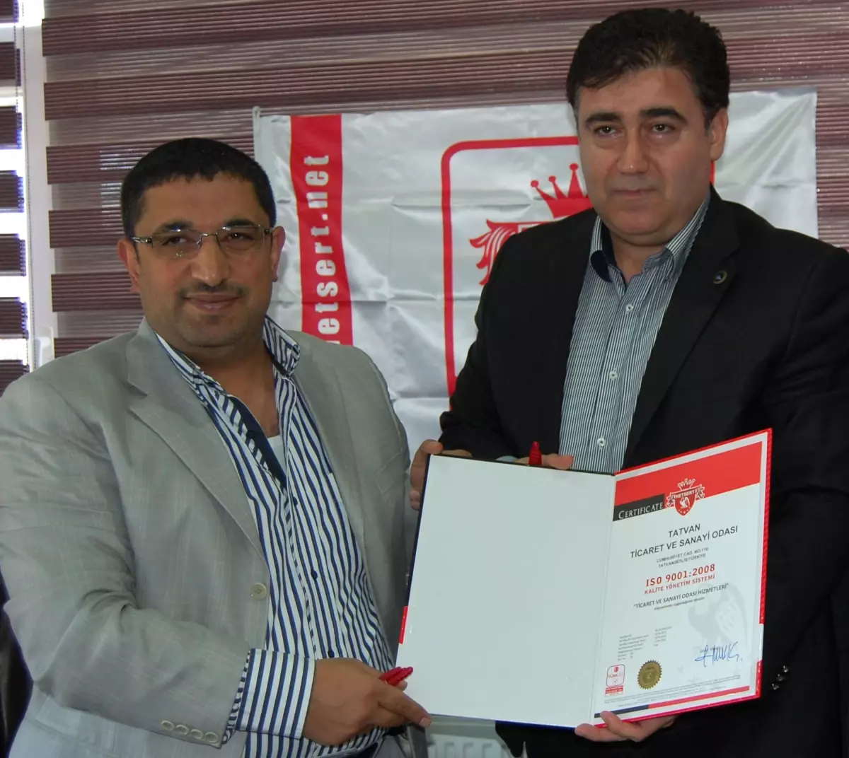 Tatvan Tso Iso 9001: 2008 Belgesi Aldı