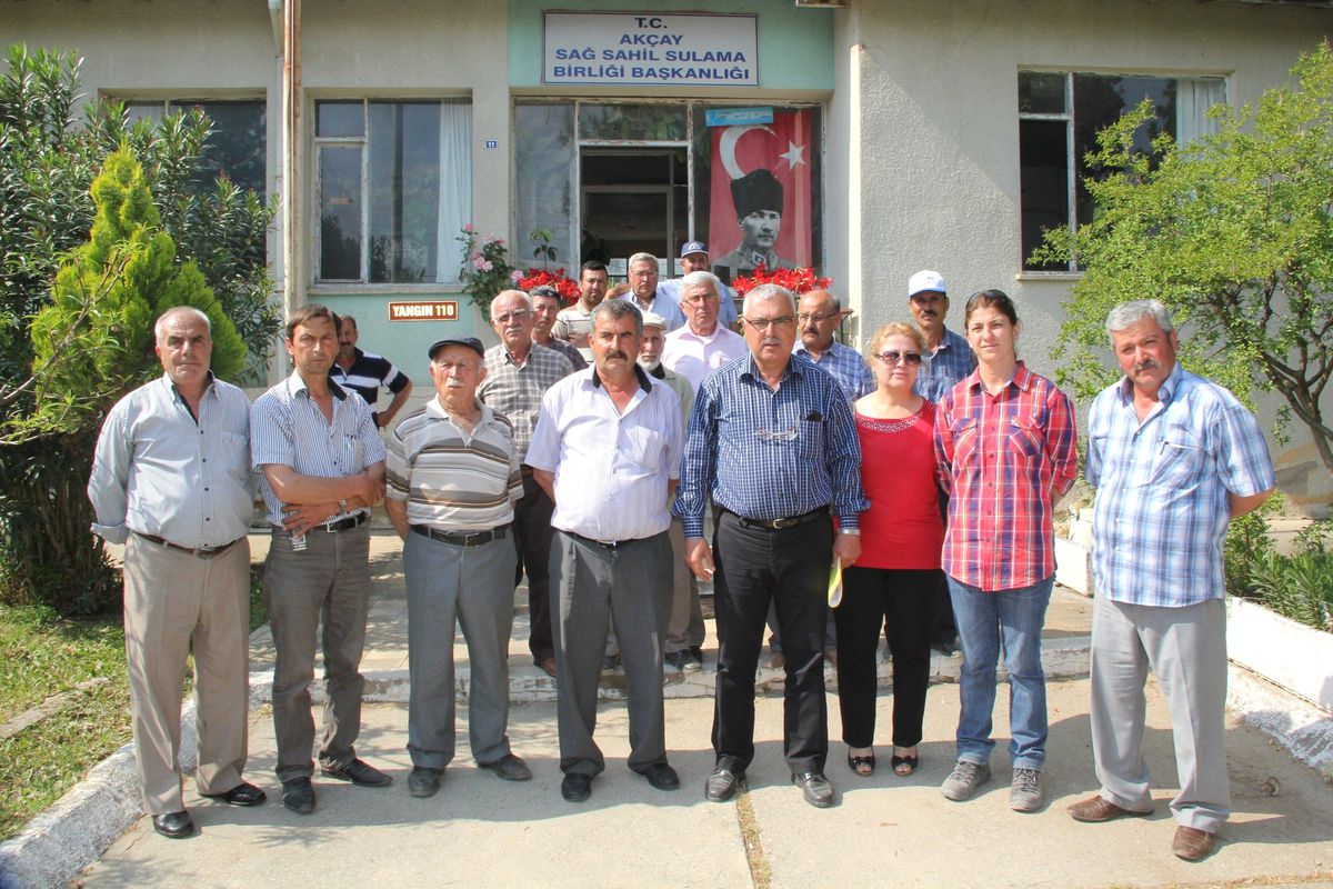 Akçay Sağ Sahil Sulama Birliği Tesis Kararını Protesto Etti