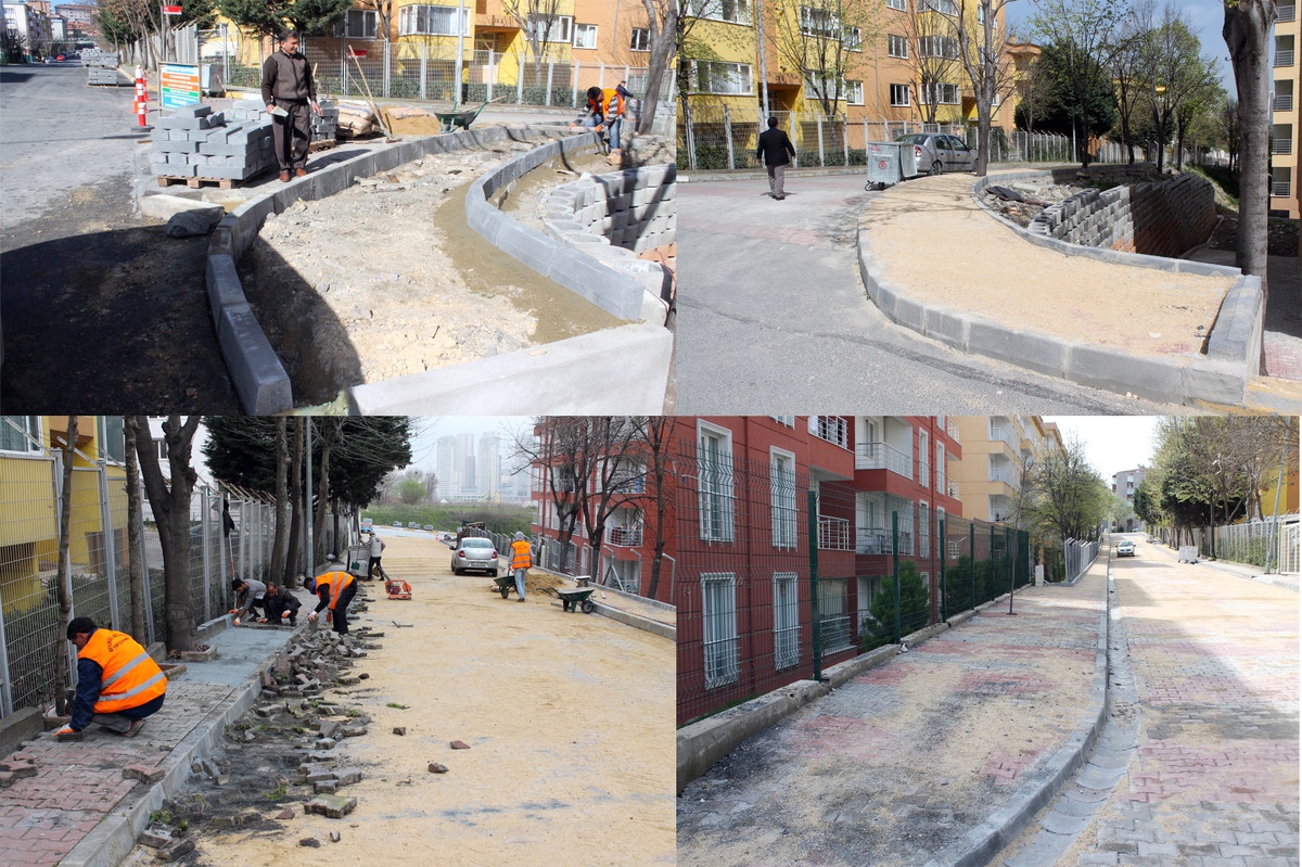 Beylikdüzü\'ne Yeni Kaldırımlar Kazandırılıyor