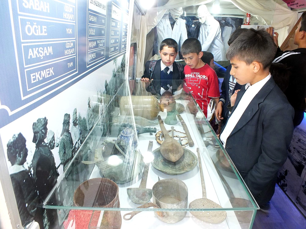 Çanakkale Gezici Şehitlik Müzesi Pınarbaşı\'da