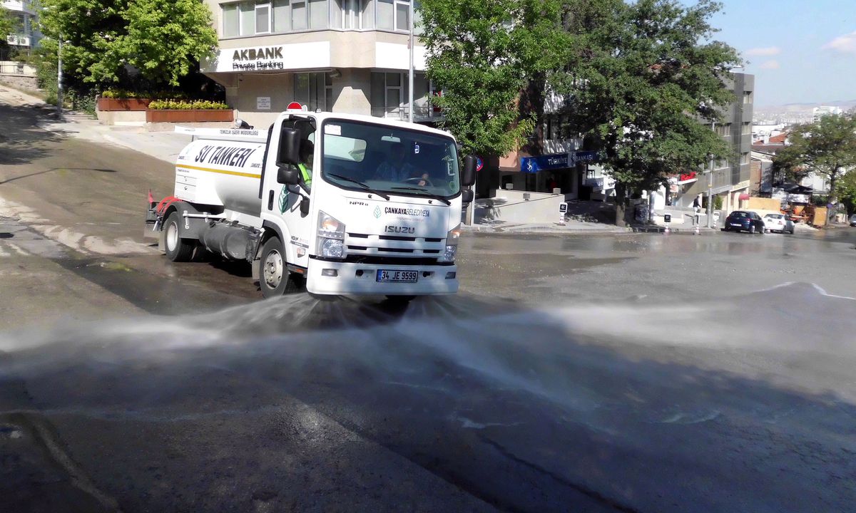 Çankaya Baştan Aşağı Yıkanıyor