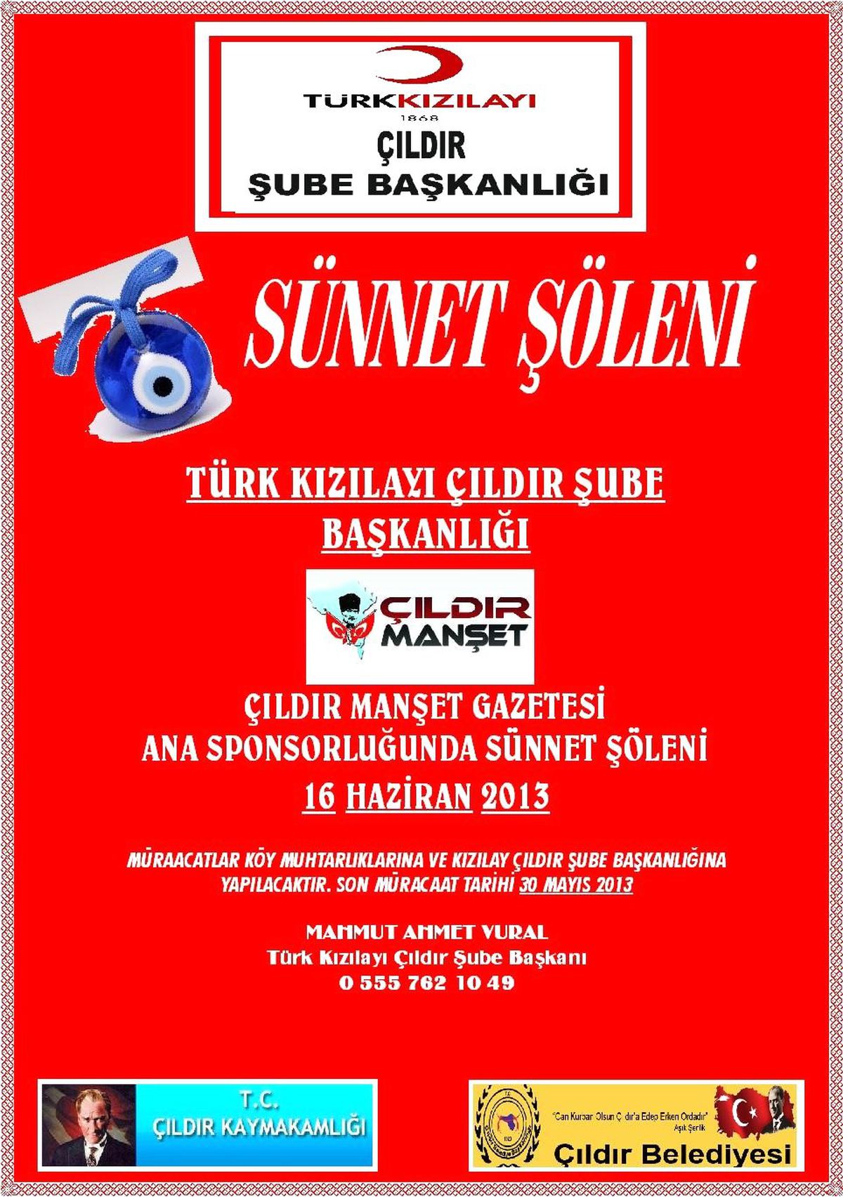 Çıldır Kızılaydan Sünnet Şöleni