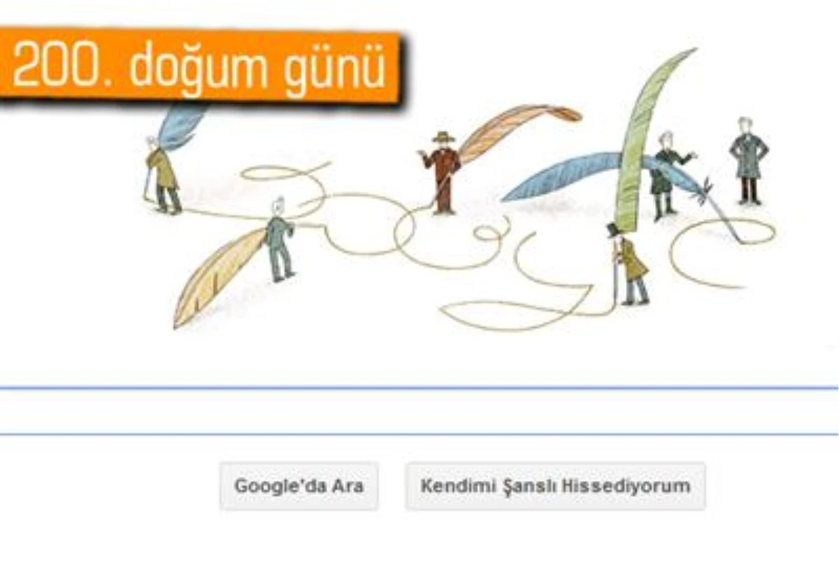 Google\'dan Soren Kierkegaard Doodle\'ı