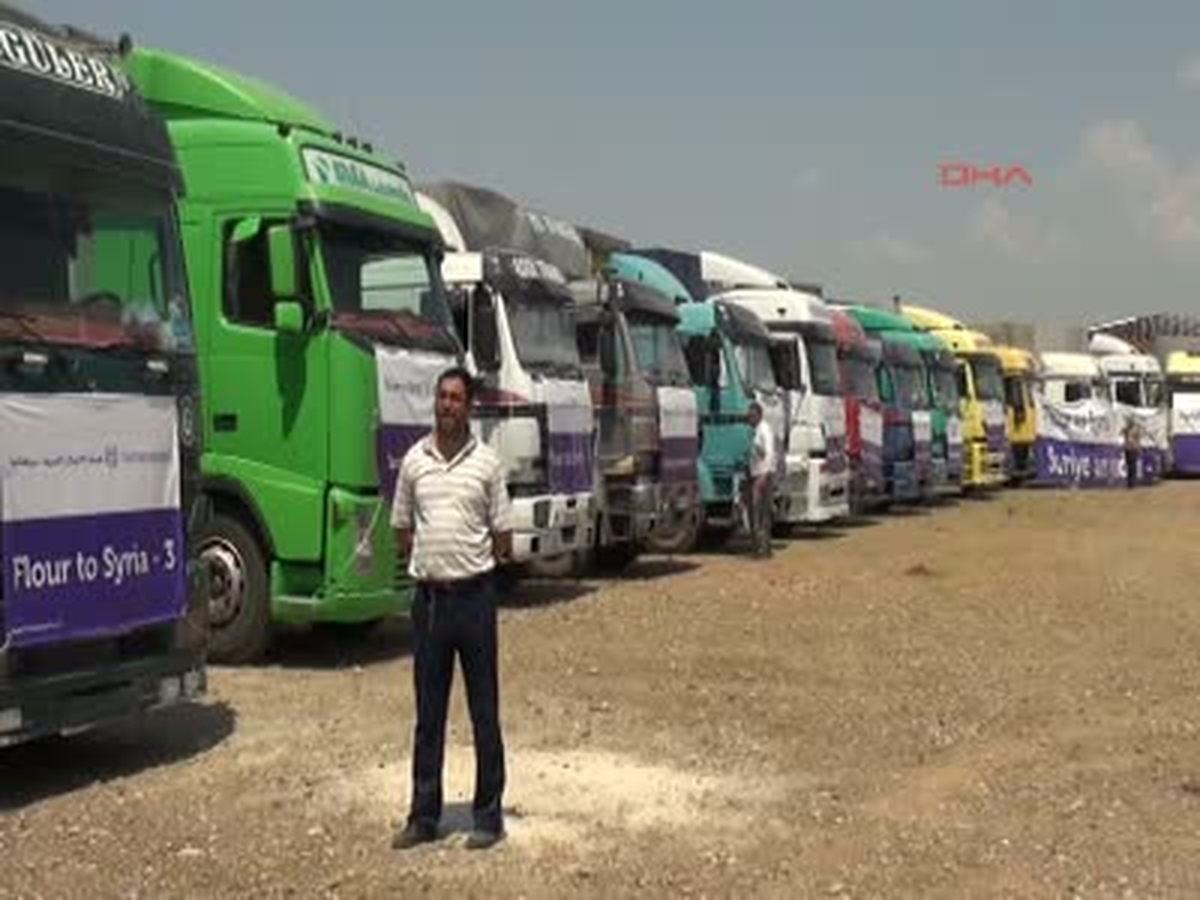 İngiltere\'den Suriye\'ye Bin Ton Un Yardımı