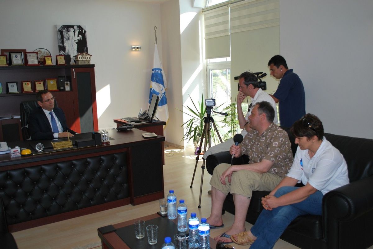 Sırp Tv ve Turizmcilerinden Ergin\'e Ziyaret