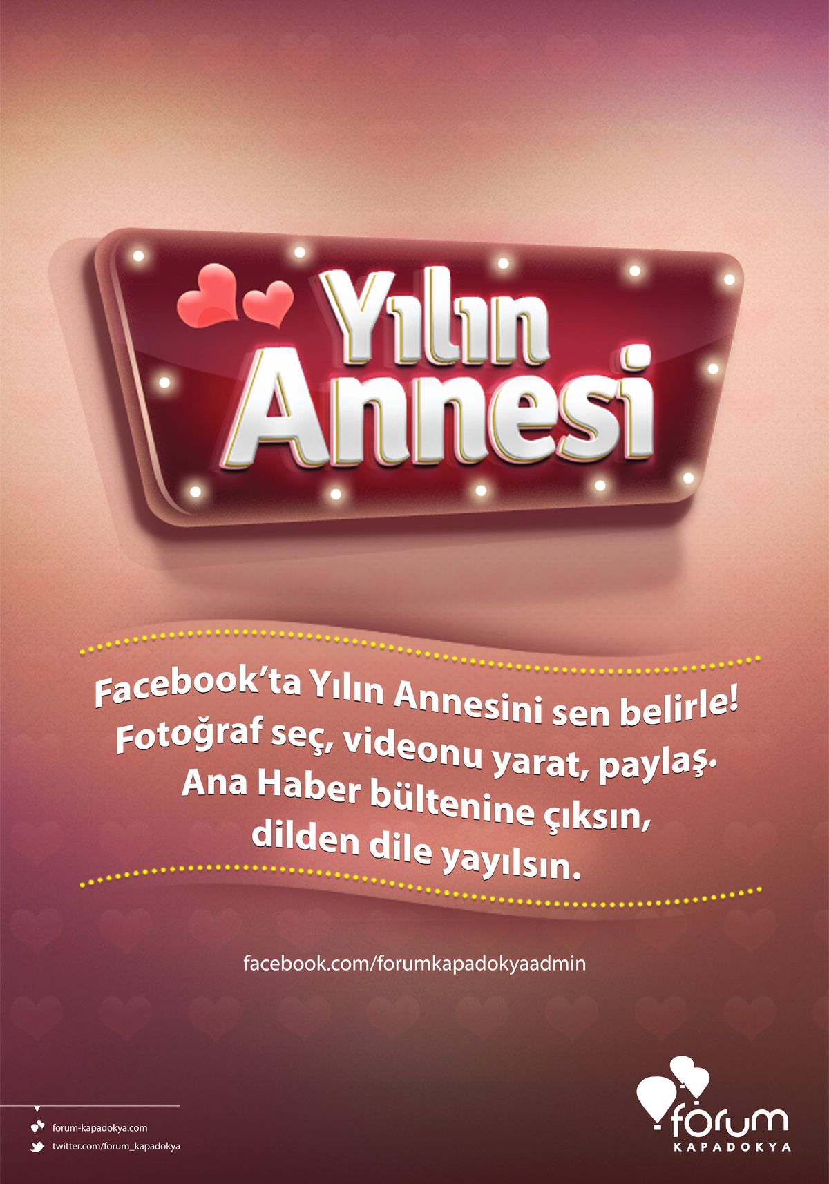Forum Kapadokya\'dan Anneler Günü İçin Özel Facebook Uygulaması