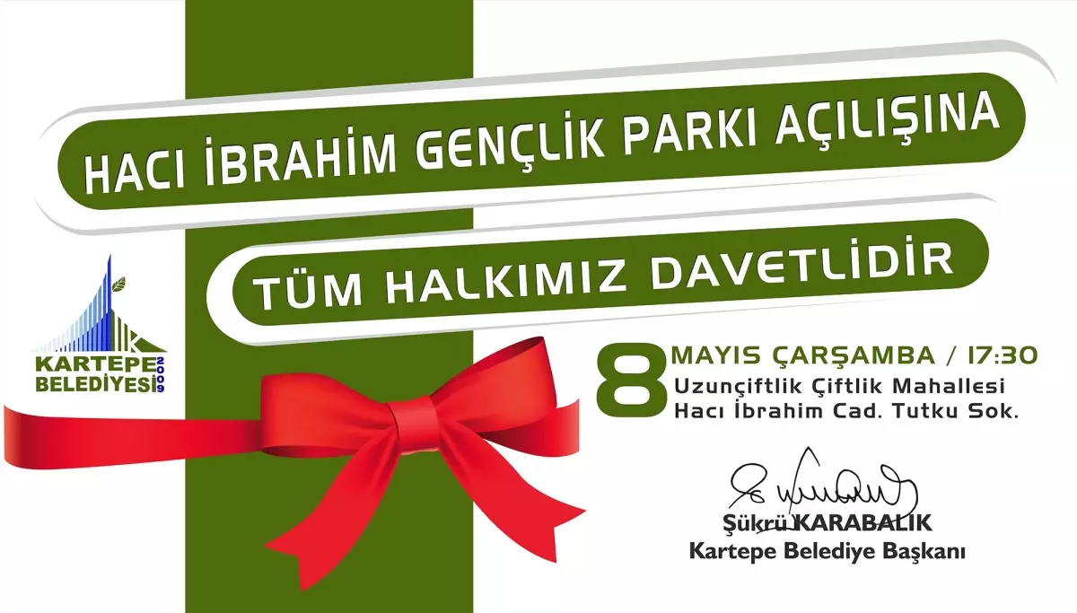 Hacı İbrahim Gençlik Parkı Yarın Açılacak