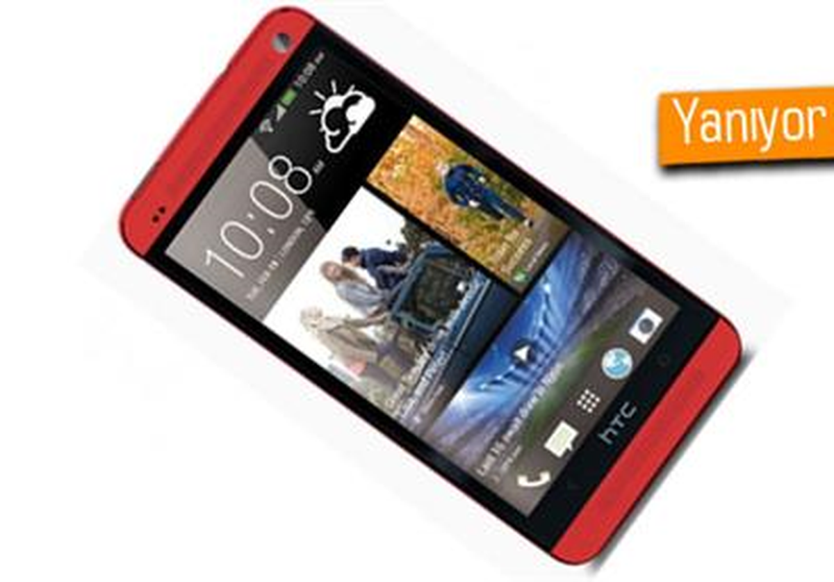 Kırmızı Htc One, İngiltere\'de Göründü