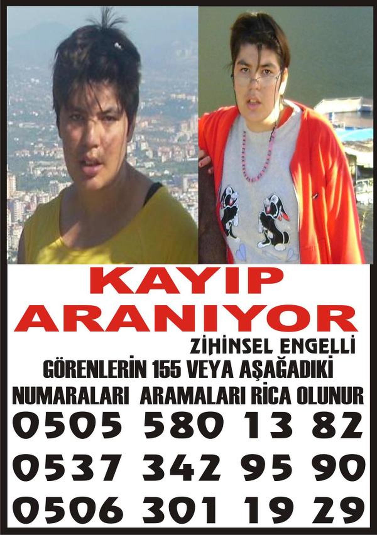 Zihinsel Engelli Genç Kız 3 Yıldır Kayıp