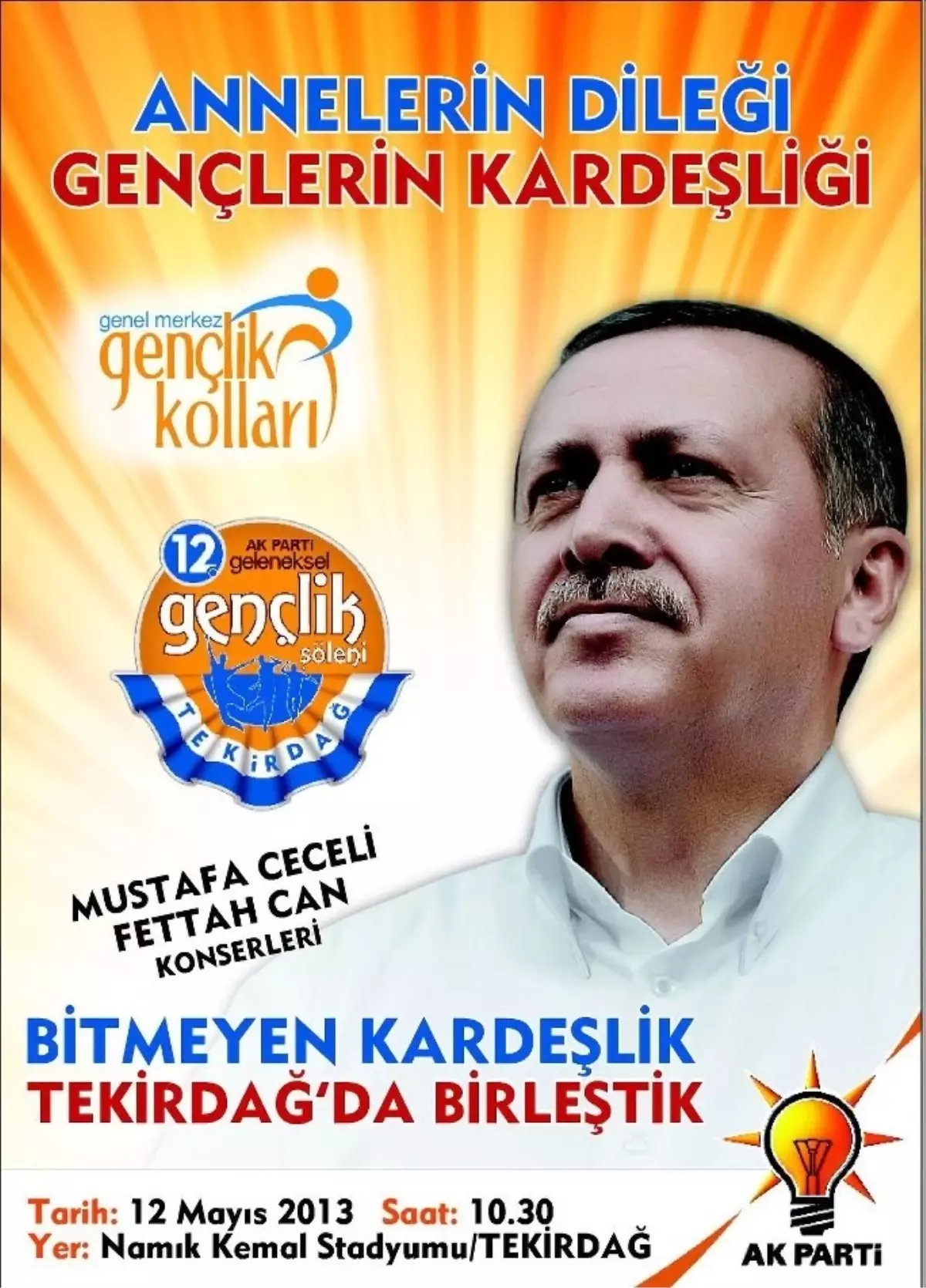 Başbakan Erdoğan Tekirdağ\'a Geliyor