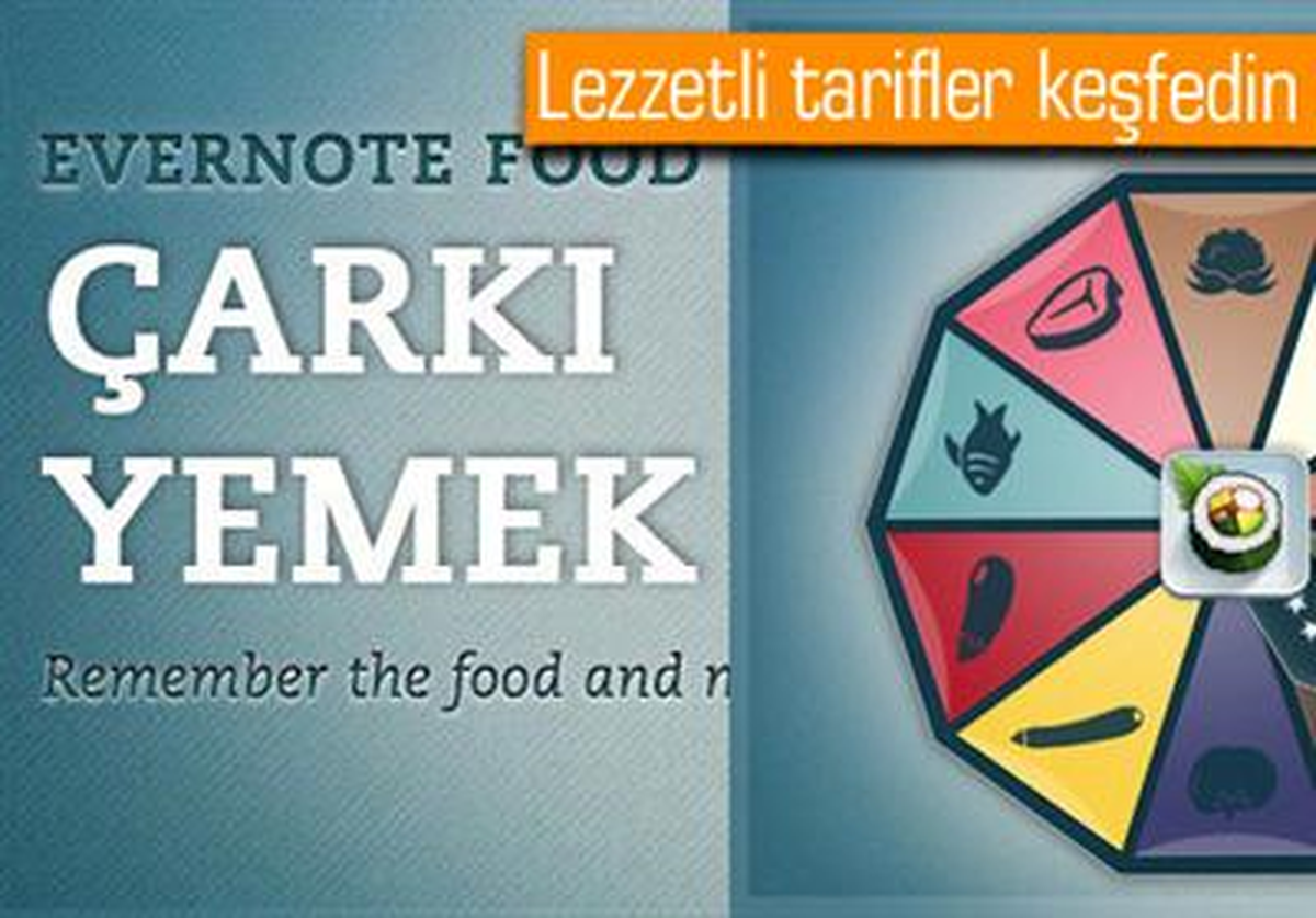Evernote Food ile Yemek Çarkı Yarışması Başladı