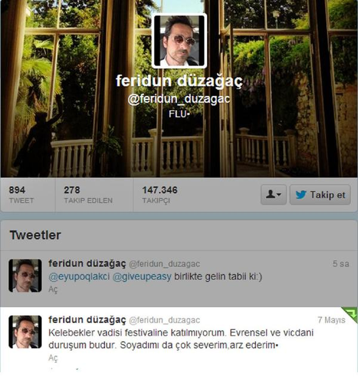 Feridun Düzağaç, Çevrecilerin Tepkisi Üzerine Konserden Vazgeçti