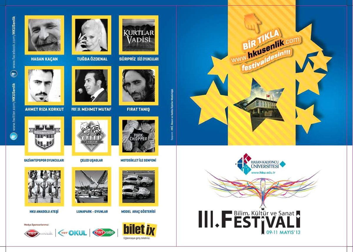 3. Bilim, Kültür ve Sanat Festivali Başlıyor