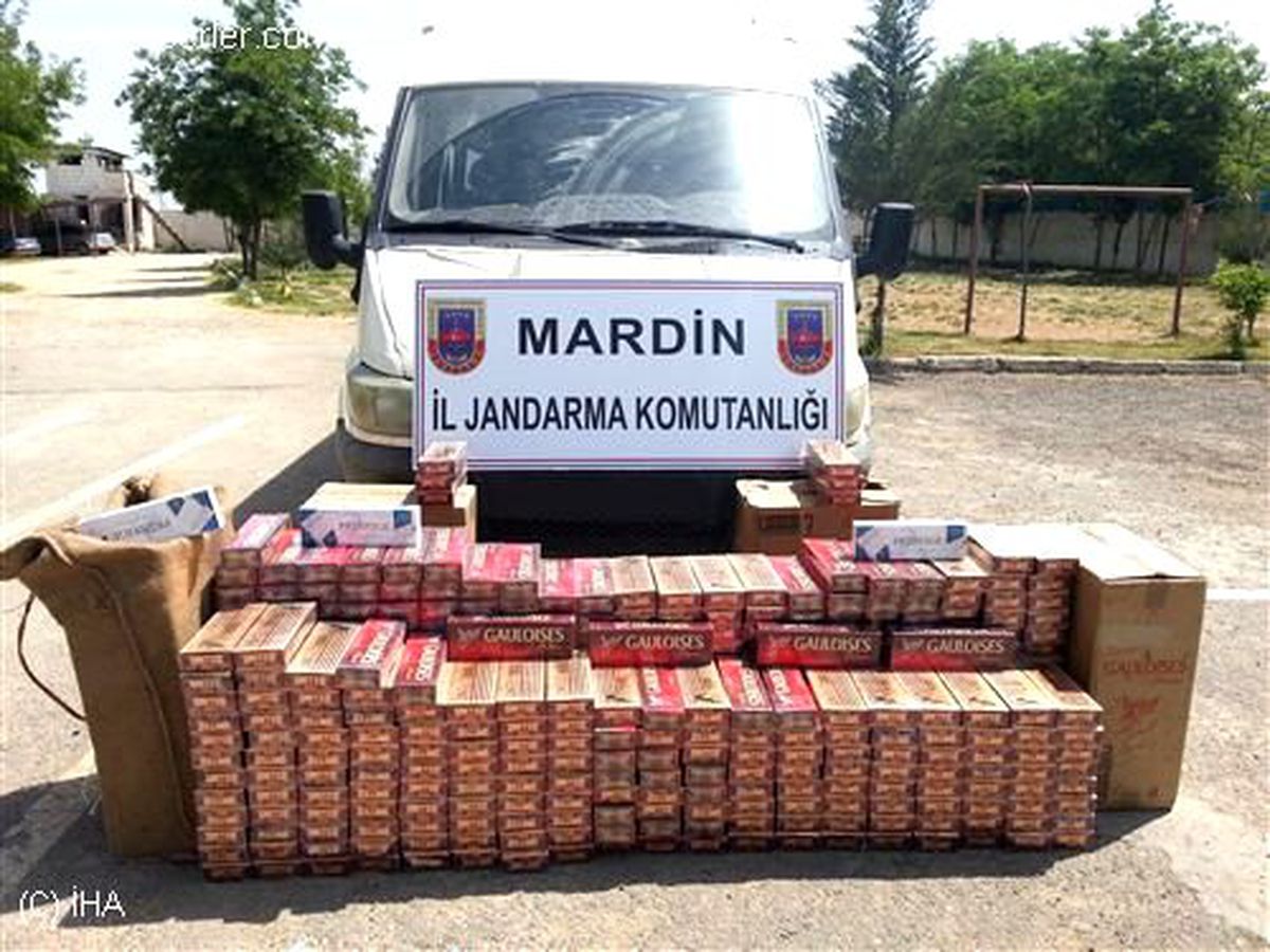 Mardin\'de 45 Bin Paket Kaçak Sigara Ele Geçirildi