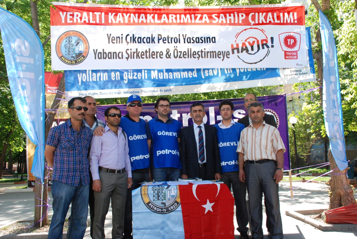 Türk Petrol Kanunu Tasarına Karşı İmza Kampanyası