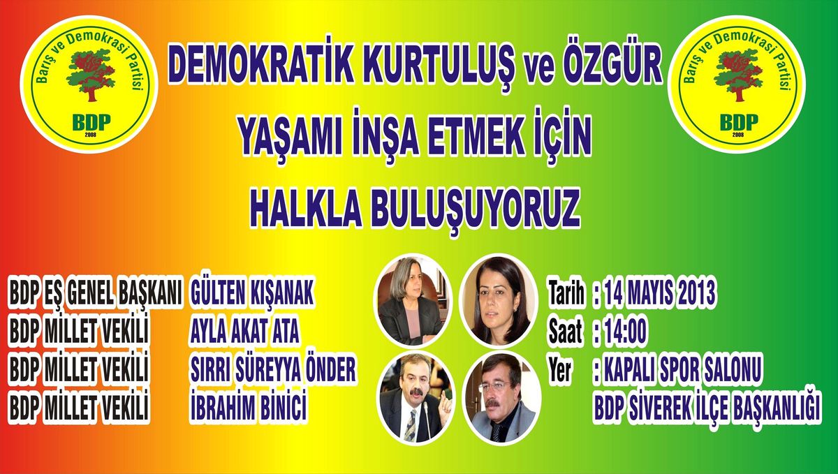 BDP\'den Siverek\'te Panel