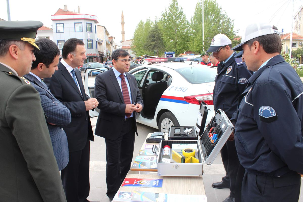 Beyşehir\'de Trafik Güvenliği Sergisi Açıldı