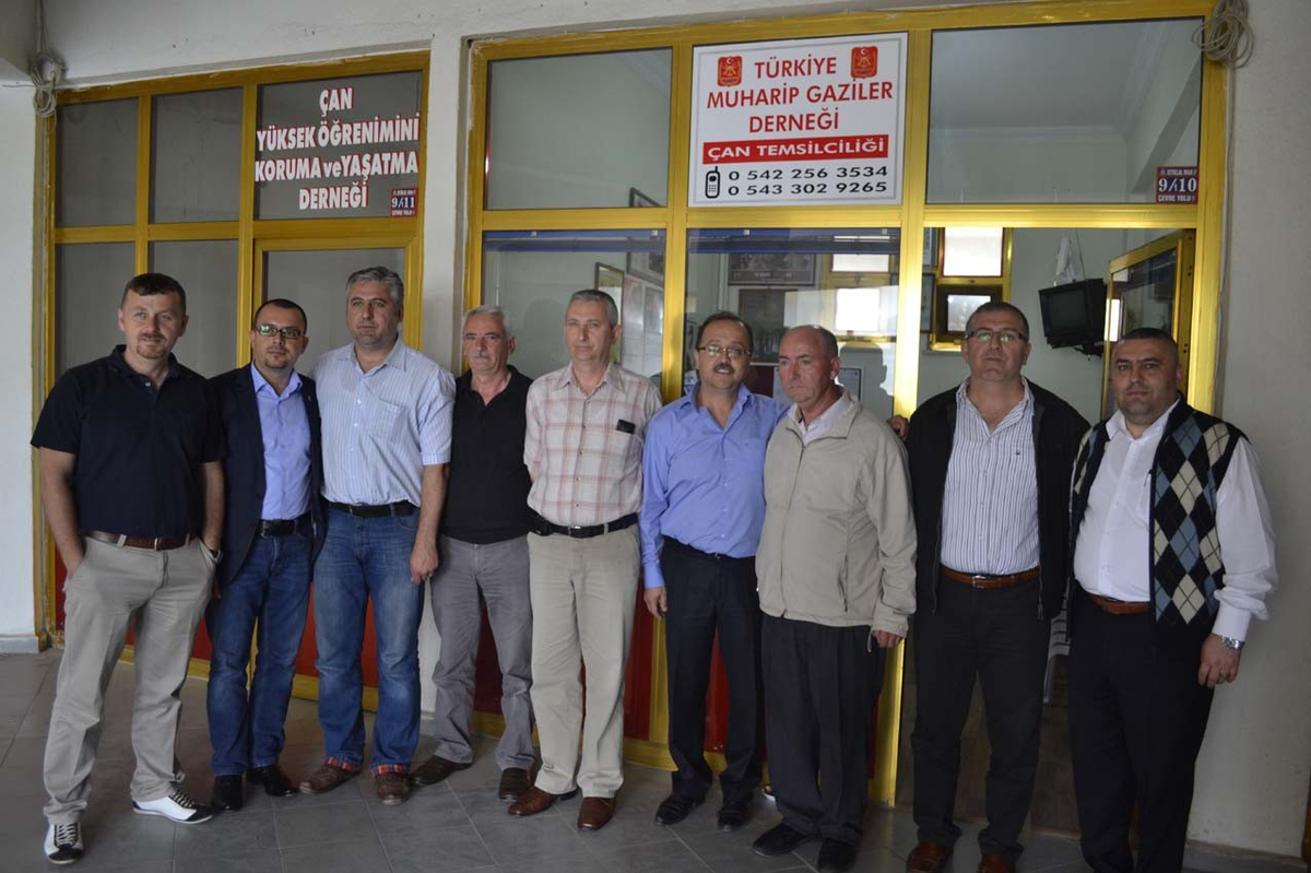 CHP Çan İlçe Yönetiminden Muharip Gazilere Ziyaret