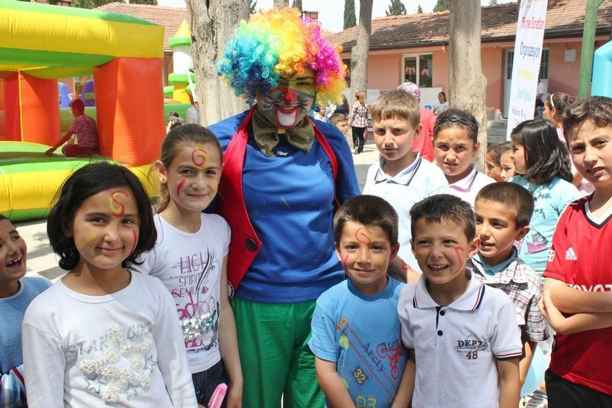Çocuklar Gürlek Köyü'nde Eğlendi