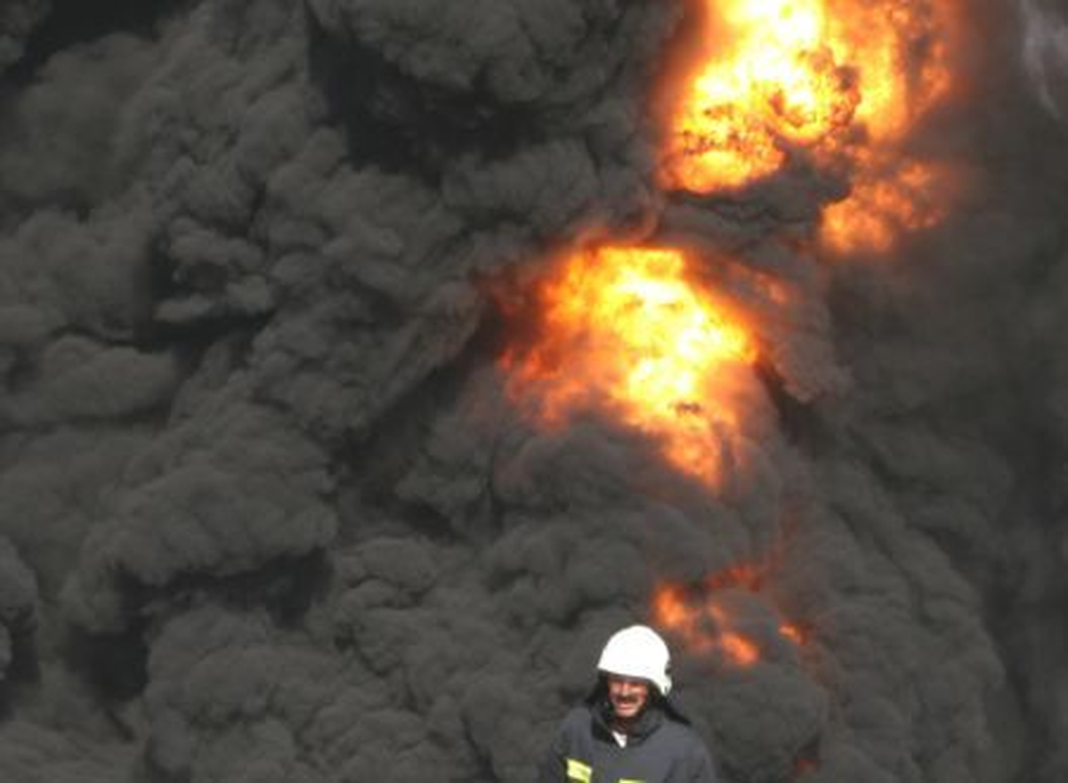 Diyarbakır'daki Petrol Boru Hattı Yangını