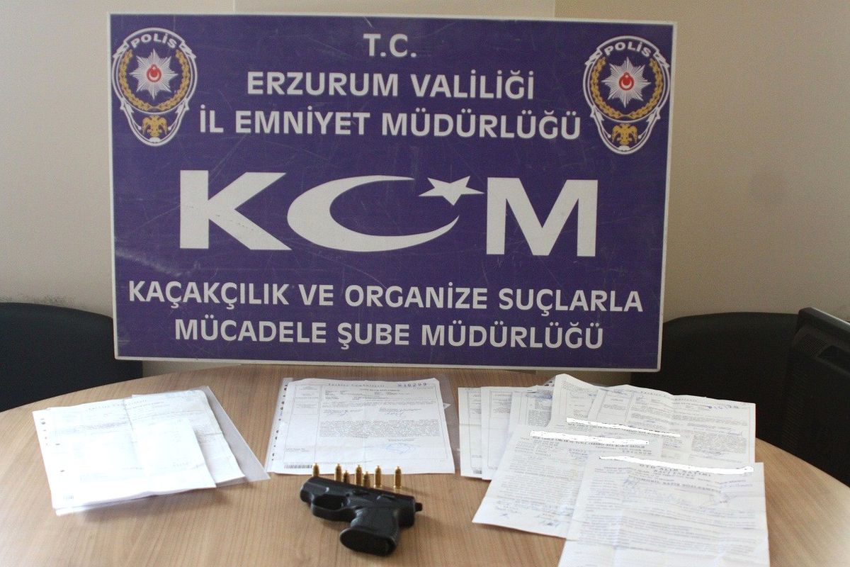 Erzurum\'da Organize Suç Örgütü Kapsamında 12 Kişi Gözaltına Alındı