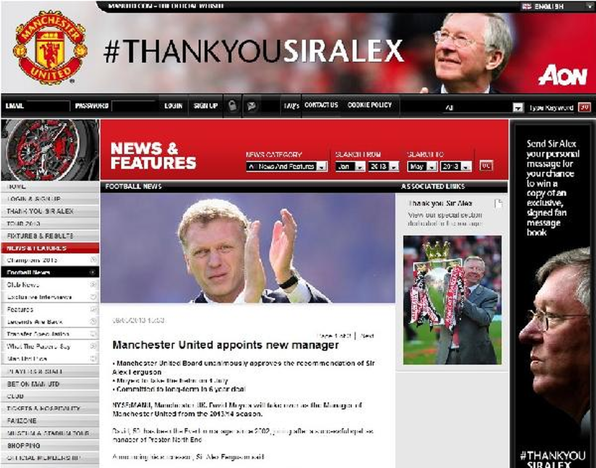 Manchester Unıted Yeni Çalıştırıcısını Açıkladı
