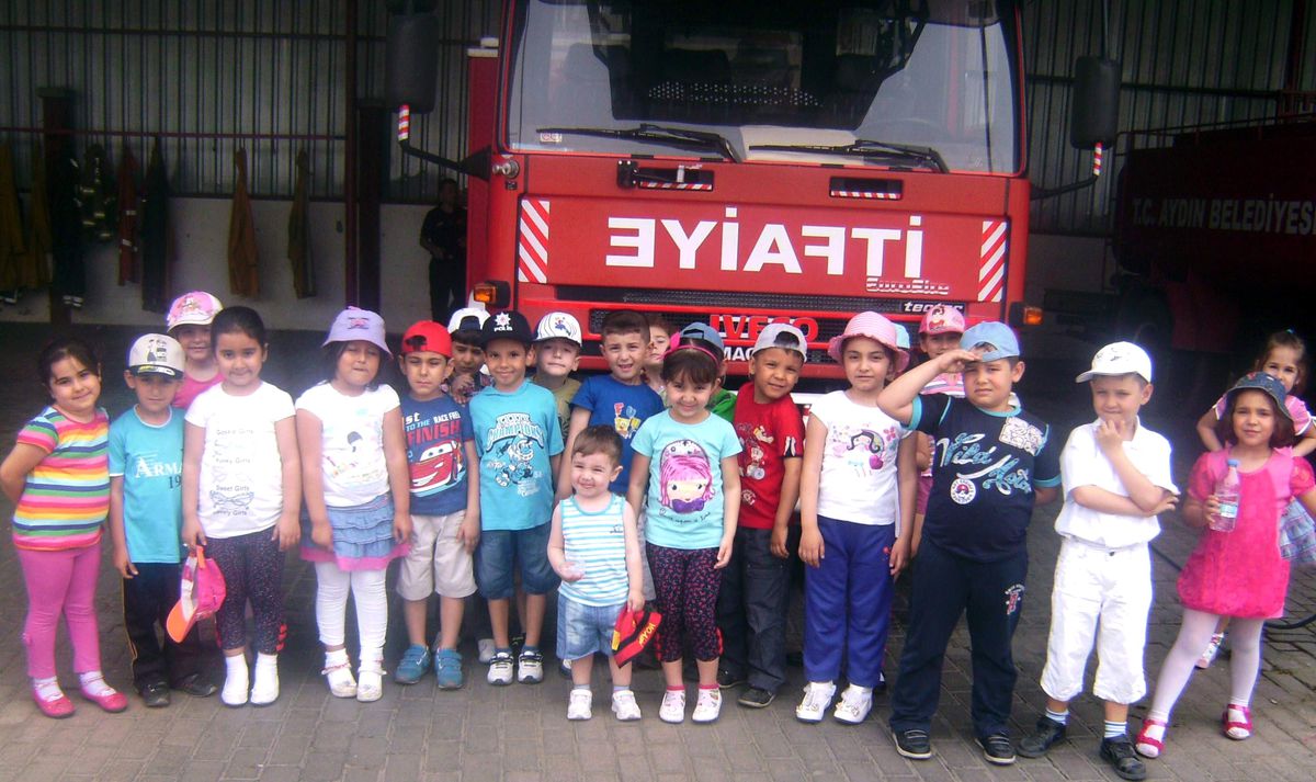 Minikler Yangın Konusunda Bilgilendirildi