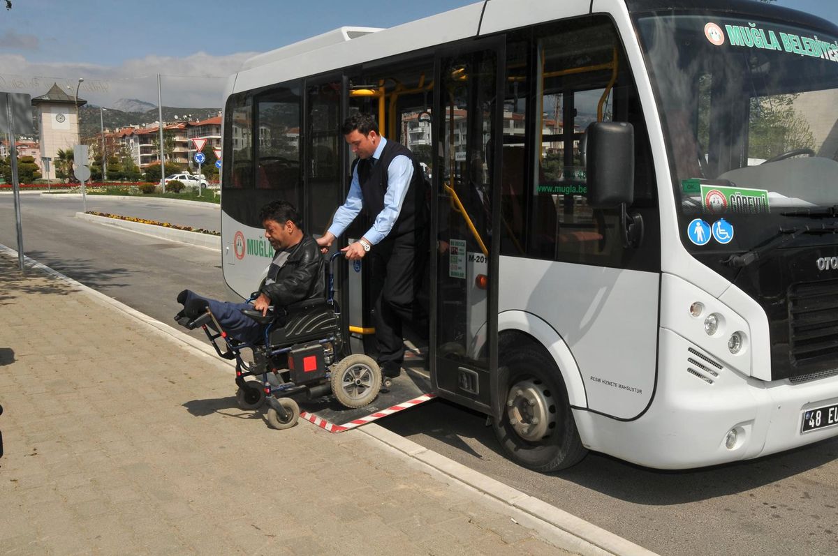 Muğla\'daki Toplu Taşıma Araçları Artık Engelsiz