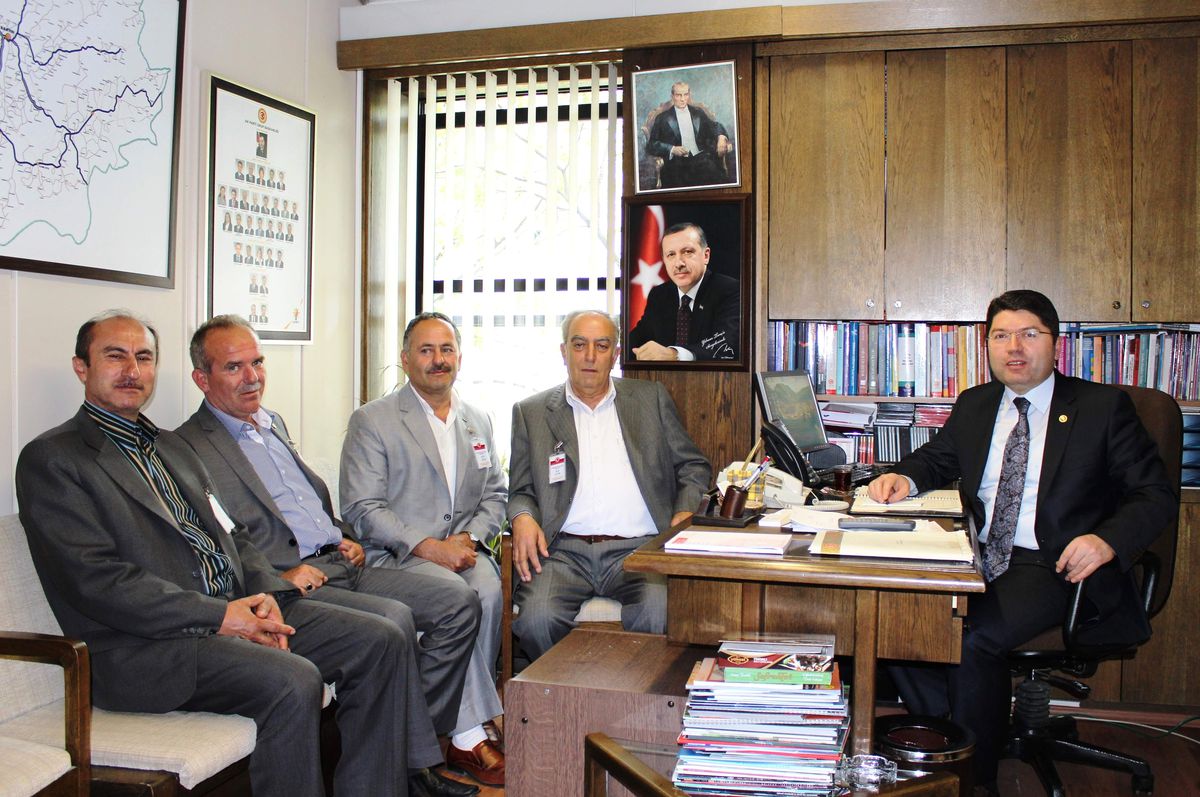 Muhtarlardan Tunç\'a Ziyaret